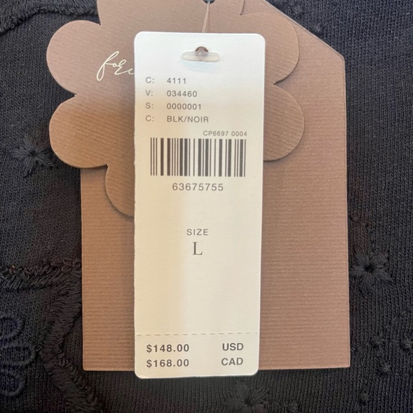 New, never worn black blouse from Anthropologie. - Picture 9 of 9